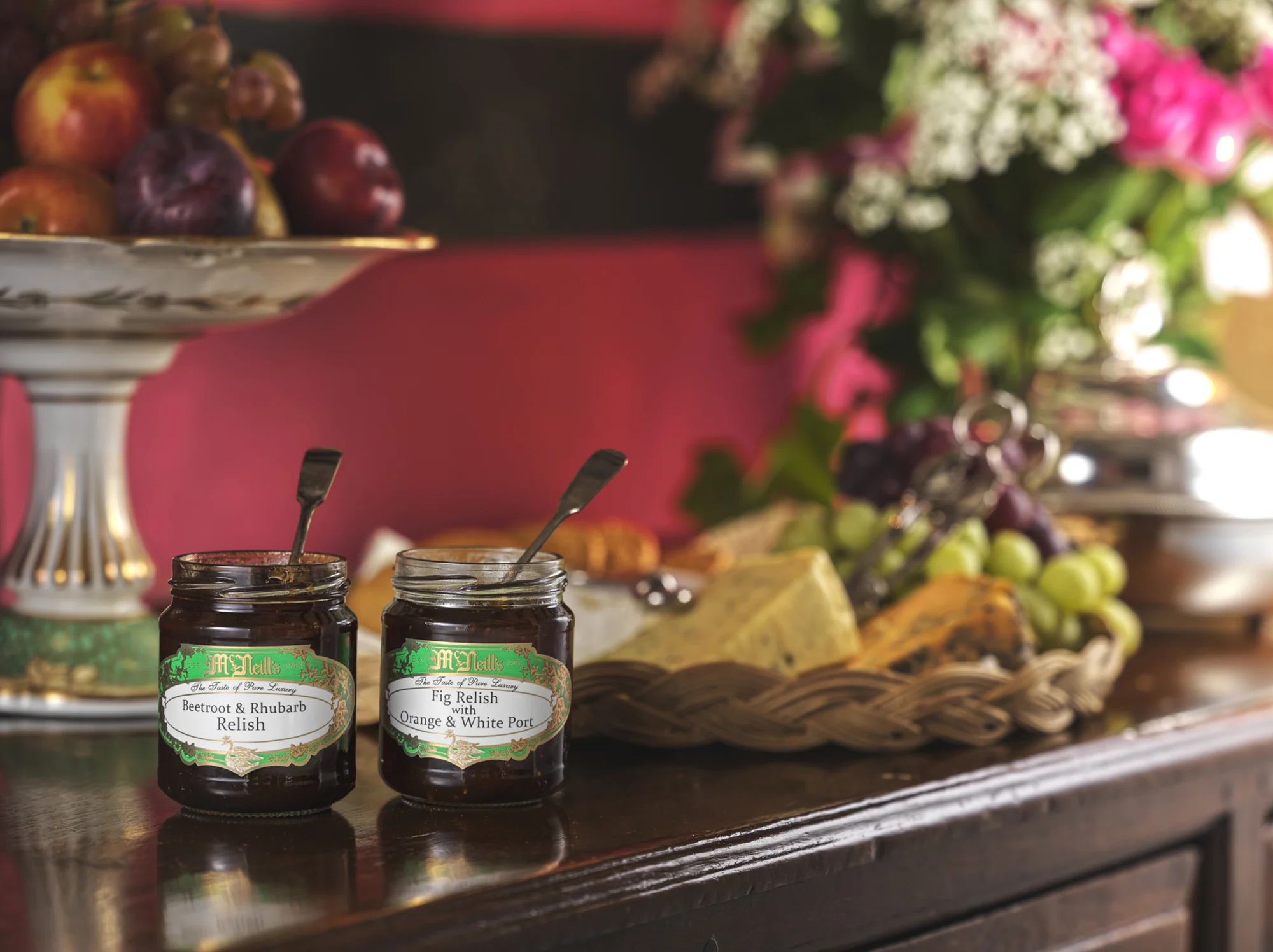 McNeill's Relish, perfect for a cheeseboard - handmade in the Oxfordshire countryside