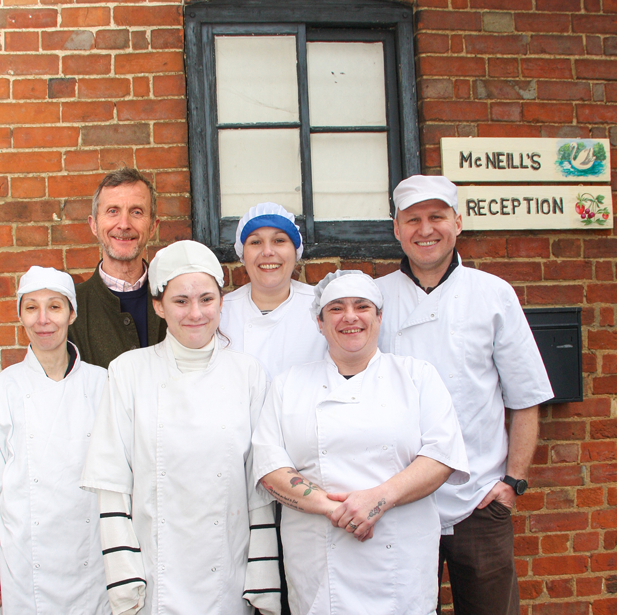 McNeills Fine Foods team outside of factory